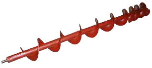 Шнек зерн. бункера накл. (до 1990г.) ДОН-1500  10.01.47.020В